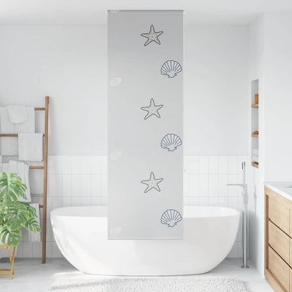 vidaXL Duschrollo 70x240 cm Stoffbreite 66 cm