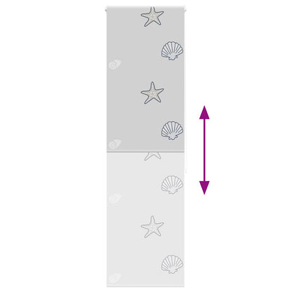 vidaXL Duschrollo 70x240 cm Stoffbreite 66 cm