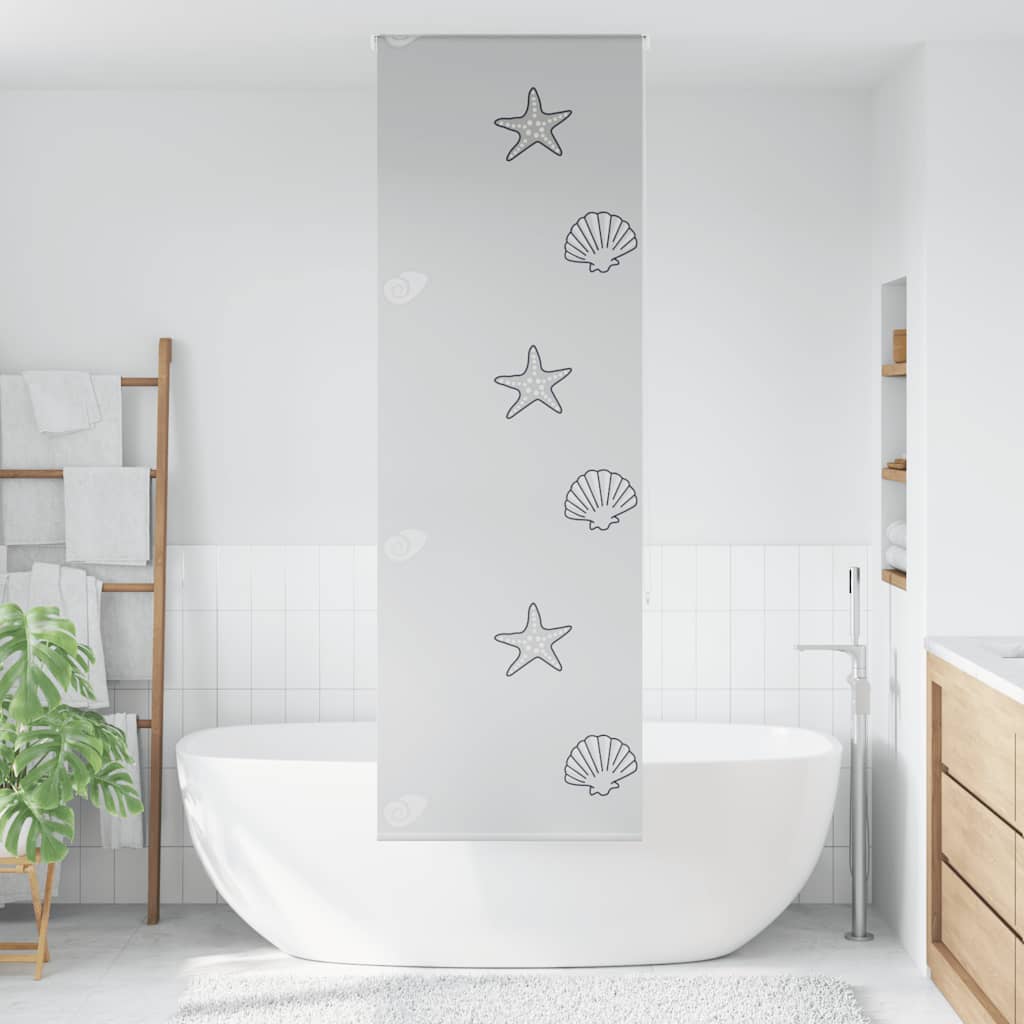 vidaXL Duschrollo 80x240 cm Stoffbreite 76 cm