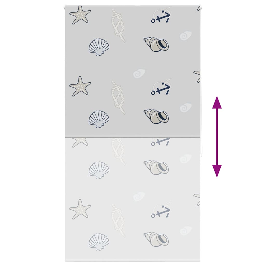 vidaXL Duschrollo 140x240 cm Stoffbreite 136 cm