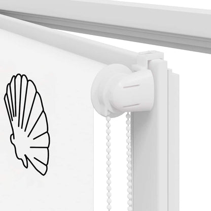 vidaXL Duschrollo 60x240 cm Stoffbreite 56 cm