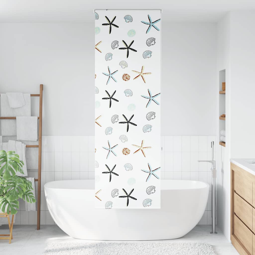 vidaXL Duschrollo 70x240 cm Stoffbreite 66 cm