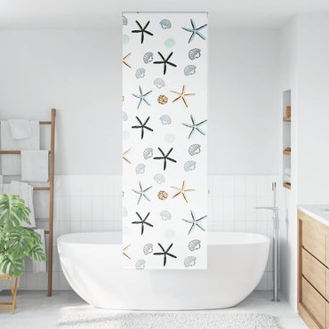 vidaXL Duschrollo 70x240 cm Stoffbreite 66 cm