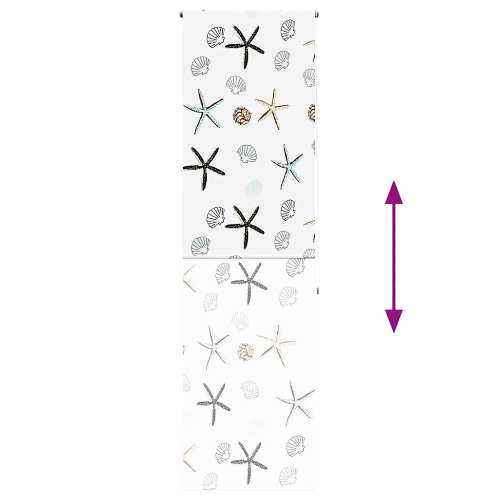 vidaXL Duschrollo 70x240 cm Stoffbreite 66 cm