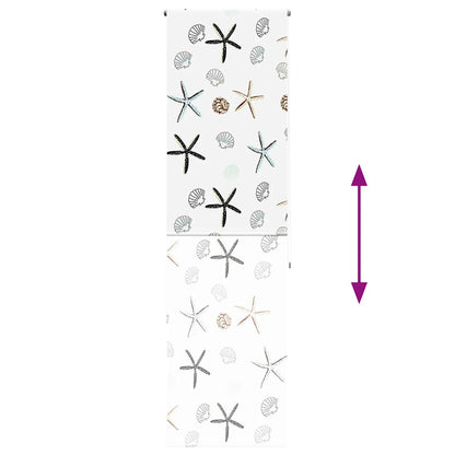 vidaXL Duschrollo 70x240 cm Stoffbreite 66 cm