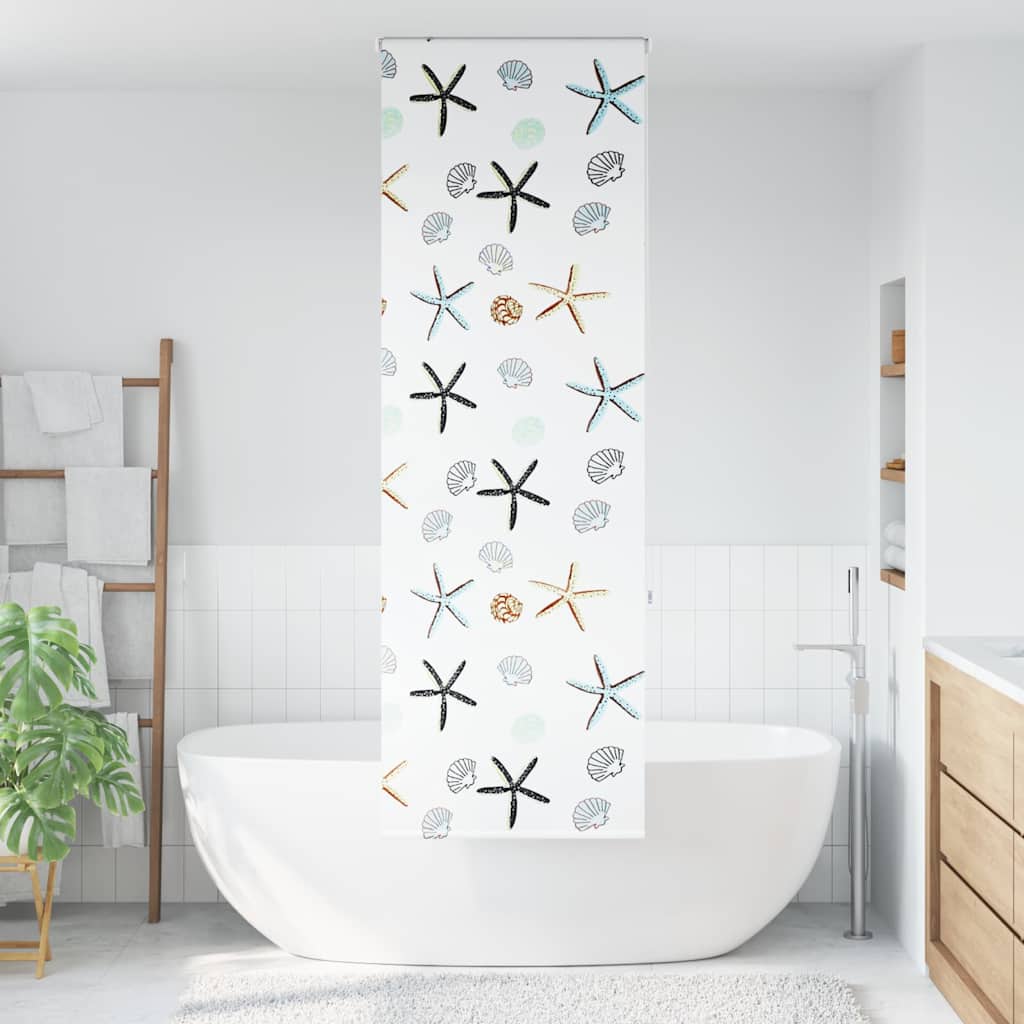 vidaXL Duschrollo 80x240 cm Stoffbreite 76 cm
