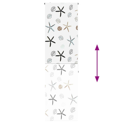 vidaXL Duschrollo 80x240 cm Stoffbreite 76 cm