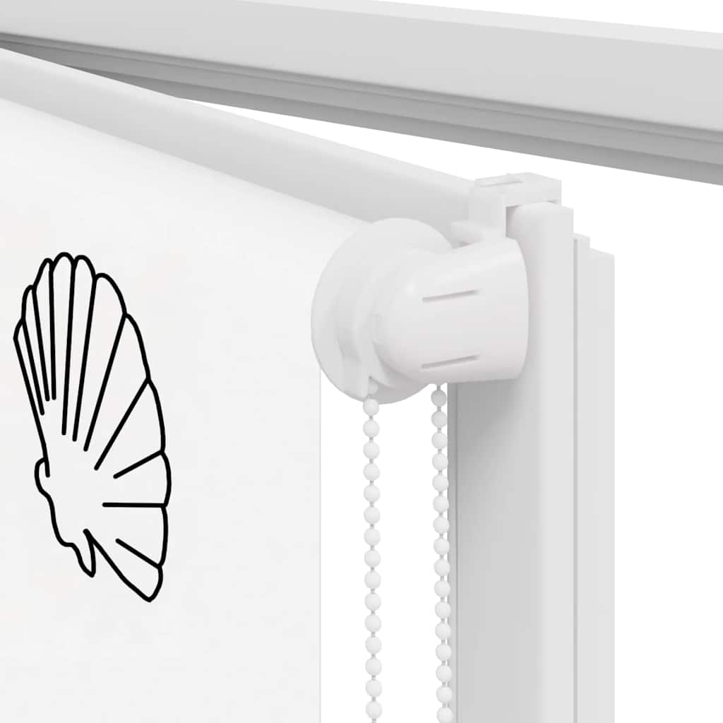 vidaXL Duschrollo 80x240 cm Stoffbreite 76 cm