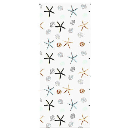 vidaXL Store de douche 110x240 cm largeur du tissu 106 cm