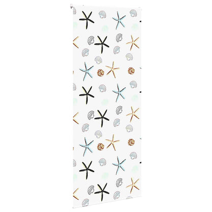 vidaXL Store de douche 110x240 cm largeur du tissu 106 cm