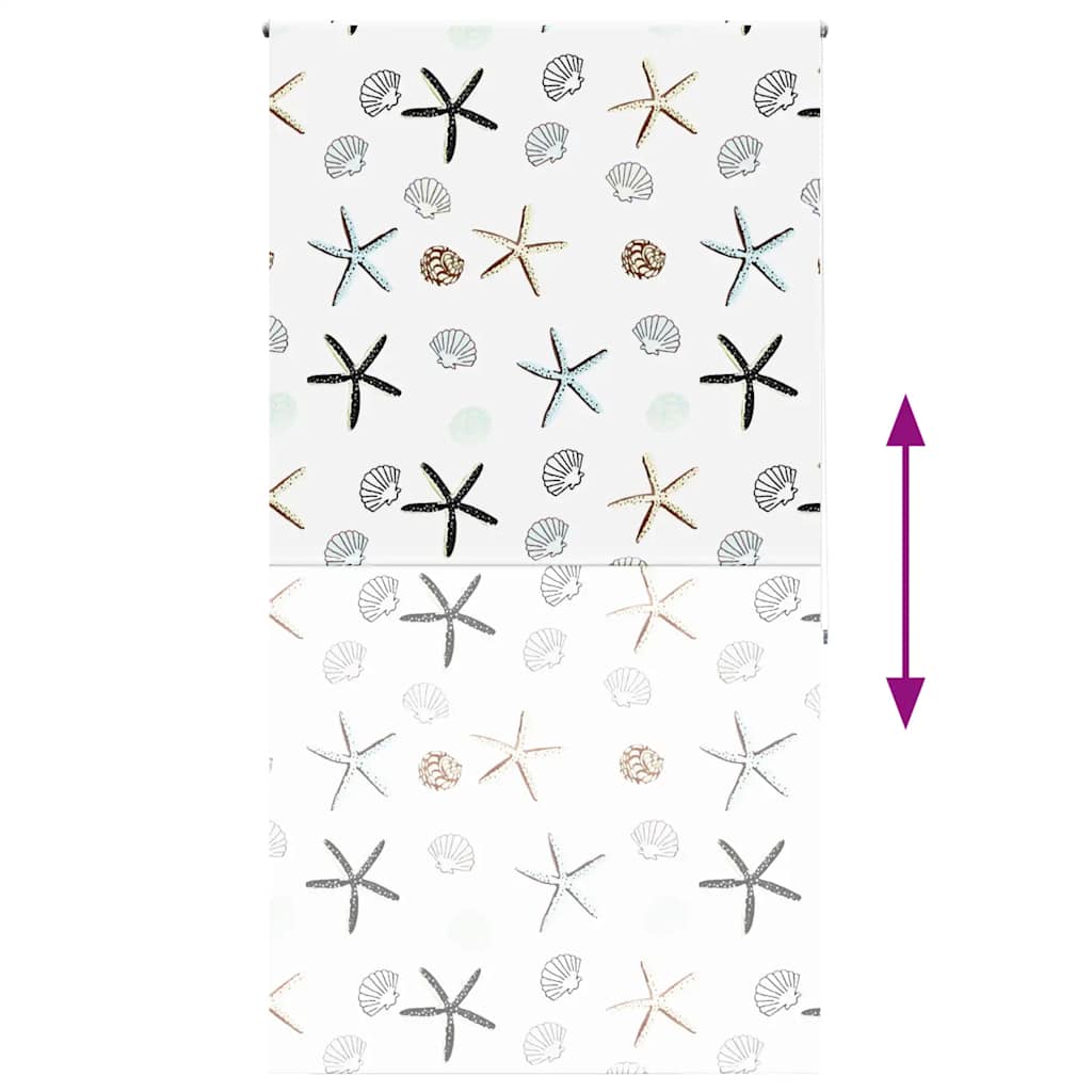 vidaXL Duschrollo 140x240 cm Stoffbreite 136 cm