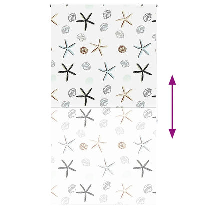 vidaXL Duschrollo 140x240 cm Stoffbreite 136 cm
