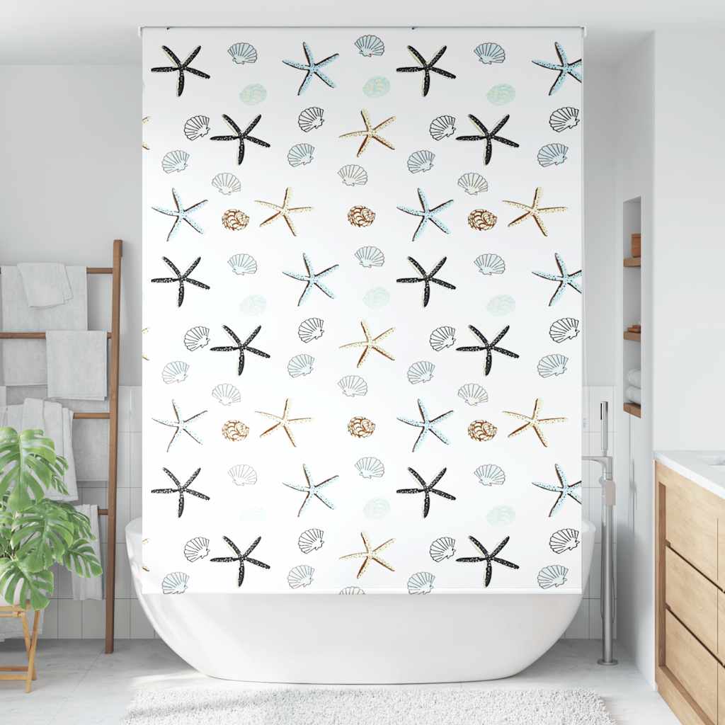 vidaXL Duschrollo 150x240 cm Stoffbreite 146 cm