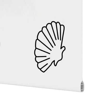 vidaXL Duschrollo 150x240 cm Stoffbreite 146 cm