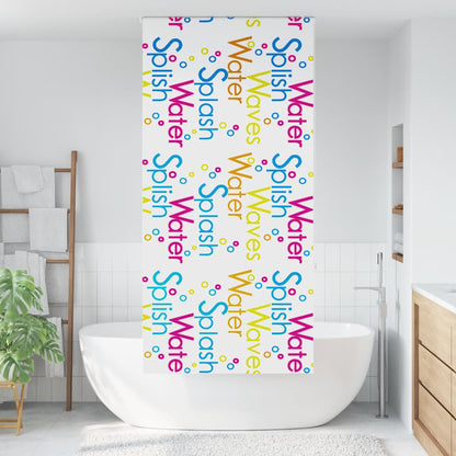 vidaXL Store de douche 90x240 cm Largeur du tissu 86 cm