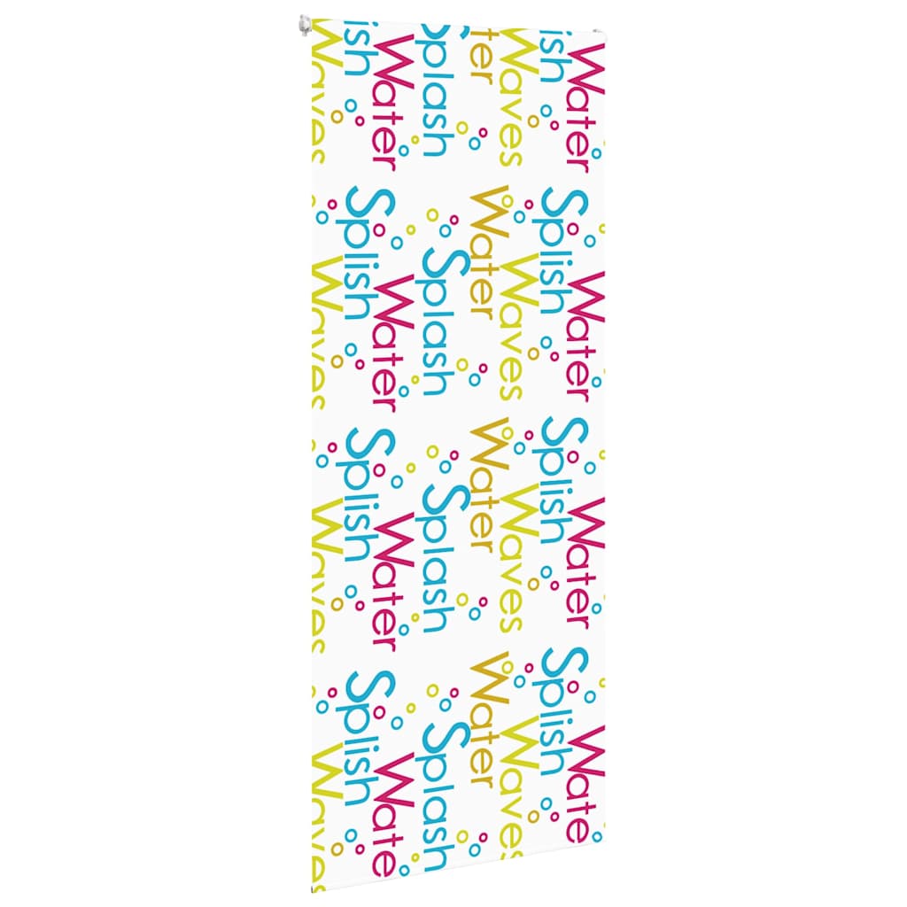 vidaXL Store de douche 90x240 cm Largeur du tissu 86 cm