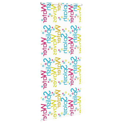 vidaXL Store de douche 90x240 cm Largeur du tissu 86 cm
