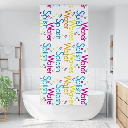 vidaXL Duschrollo 100x240 cm Stoffbreite 96 cm