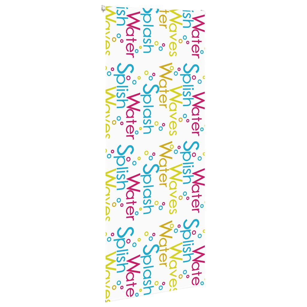 vidaXL Duschrollo 100x240 cm Stoffbreite 96 cm