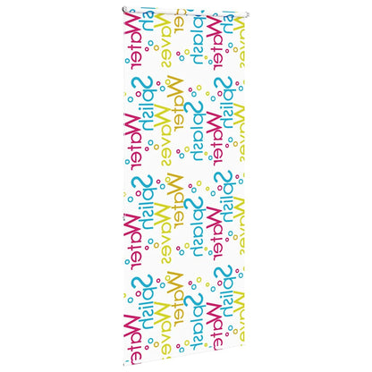 vidaXL Duschrollo 100x240 cm Stoffbreite 96 cm