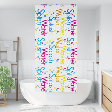 vidaXL Duschrollo 110x240 cm Stoffbreite 106 cm