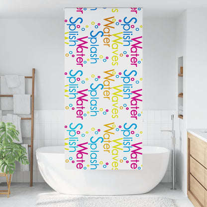 vidaXL Duschrollo 110x240 cm Stoffbreite 106 cm