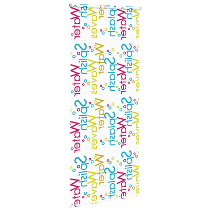 vidaXL Duschrollo 110x240 cm Stoffbreite 106 cm