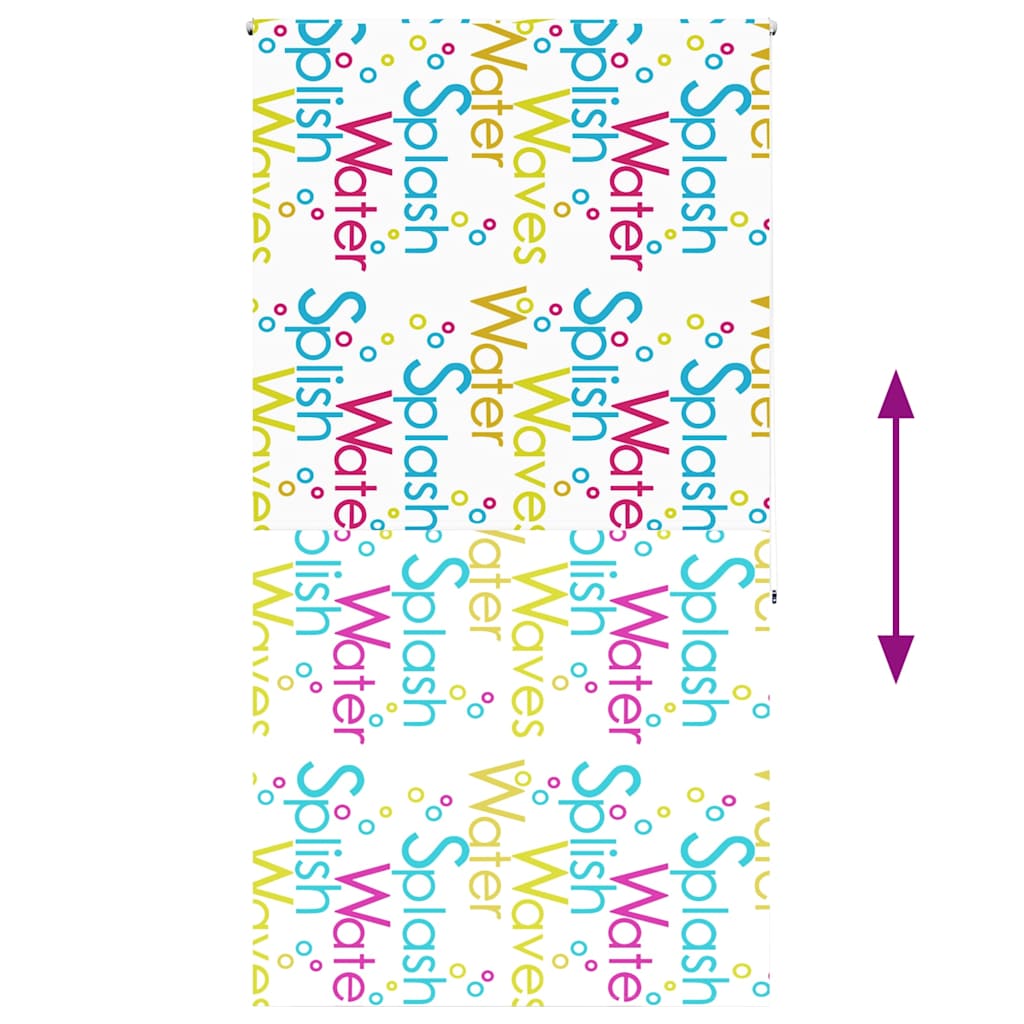 vidaXL Duschrollo 140x240 cm Stoffbreite 136 cm