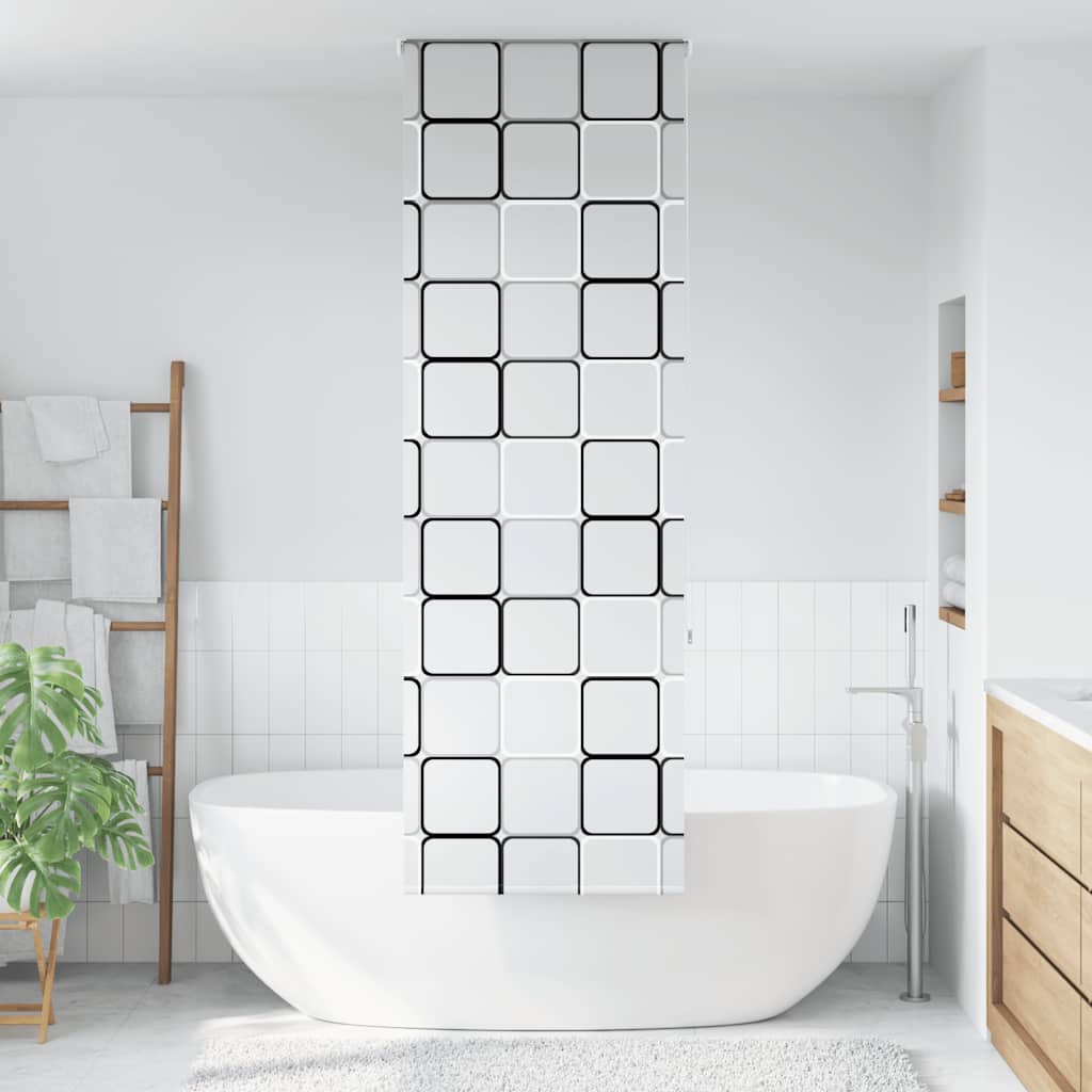 vidaXL Duschrollo 60x240 cm Stoffbreite 56 cm