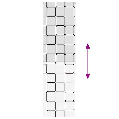 vidaXL Duschrollo 70x240 cm Stoffbreite 66 cm