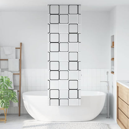 vidaXL Duschrollo 80x240 cm Stoffbreite 76 cm