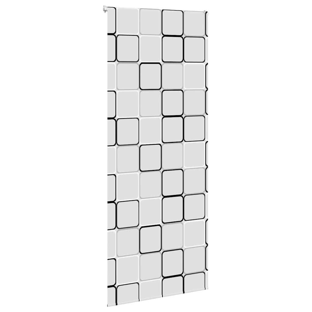 vidaXL Duschrollo 110x240 cm Stoffbreite 106 cm
