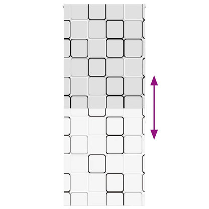 vidaXL Duschrollo 110x240 cm Stoffbreite 106 cm