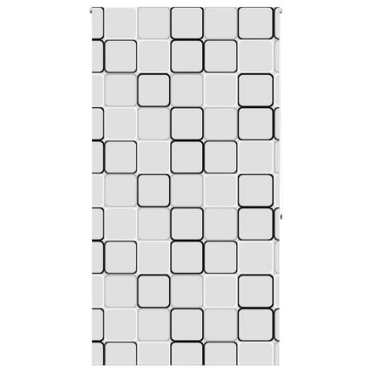 vidaXL Store de douche 120x240 cm Largeur du tissu 116 cm