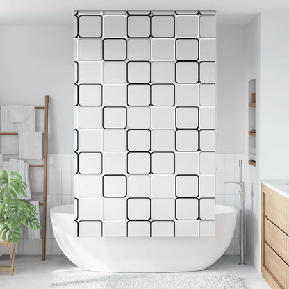 vidaXL Store de douche 120x240 cm Largeur du tissu 116 cm
