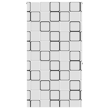 vidaXL Duschrollo 130x240 cm Stoffbreite 126 cm