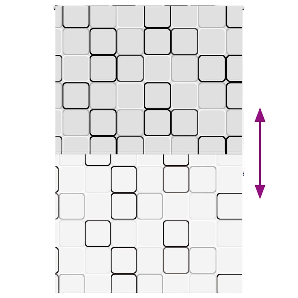 vidaXL Duschrollo 150x240 cm Stoffbreite 146 cm
