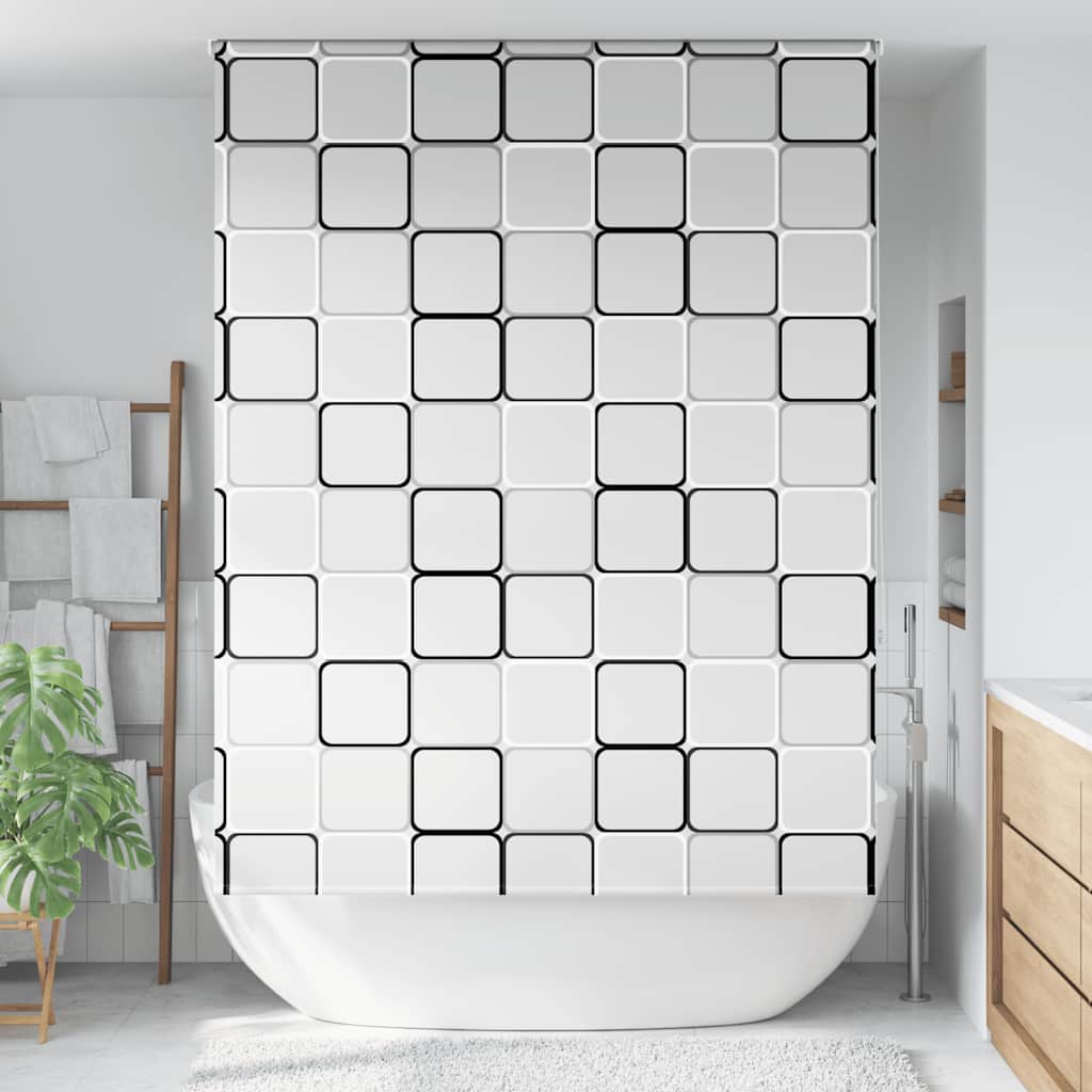 vidaXL Duschrollo 150x240 cm Stoffbreite 146 cm