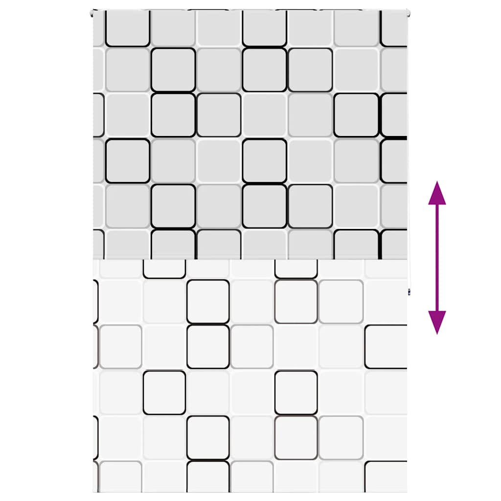 vidaXL Duschrollo 160x240 cm Stoffbreite 156 cm