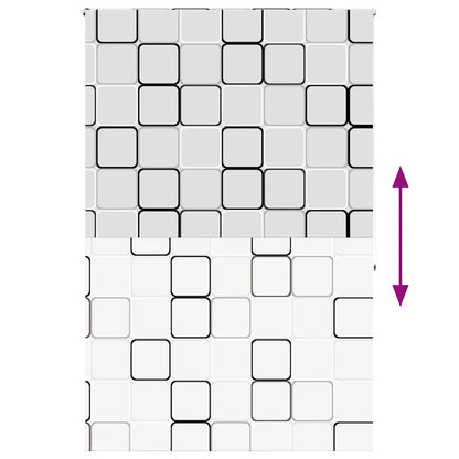 vidaXL Duschrollo 160x240 cm Stoffbreite 156 cm