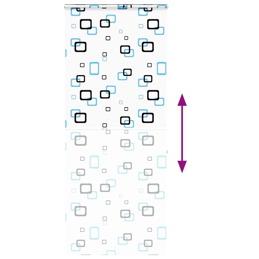 Duschrollo mit Kassette 90x240 cm Stoffbreite 86 cm