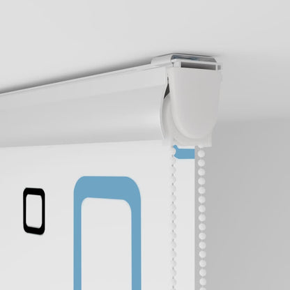 vidaXL Duschrollo mit Kassette 100x240 cm Stoffbreite 96 cm