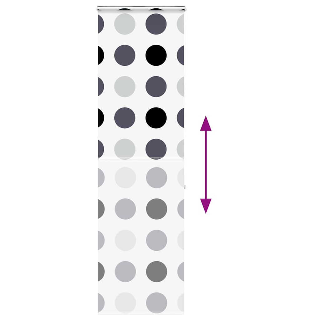 vidaXL Duschrollo mit Kassette 70x240 cm Stoffbreite 66 cm