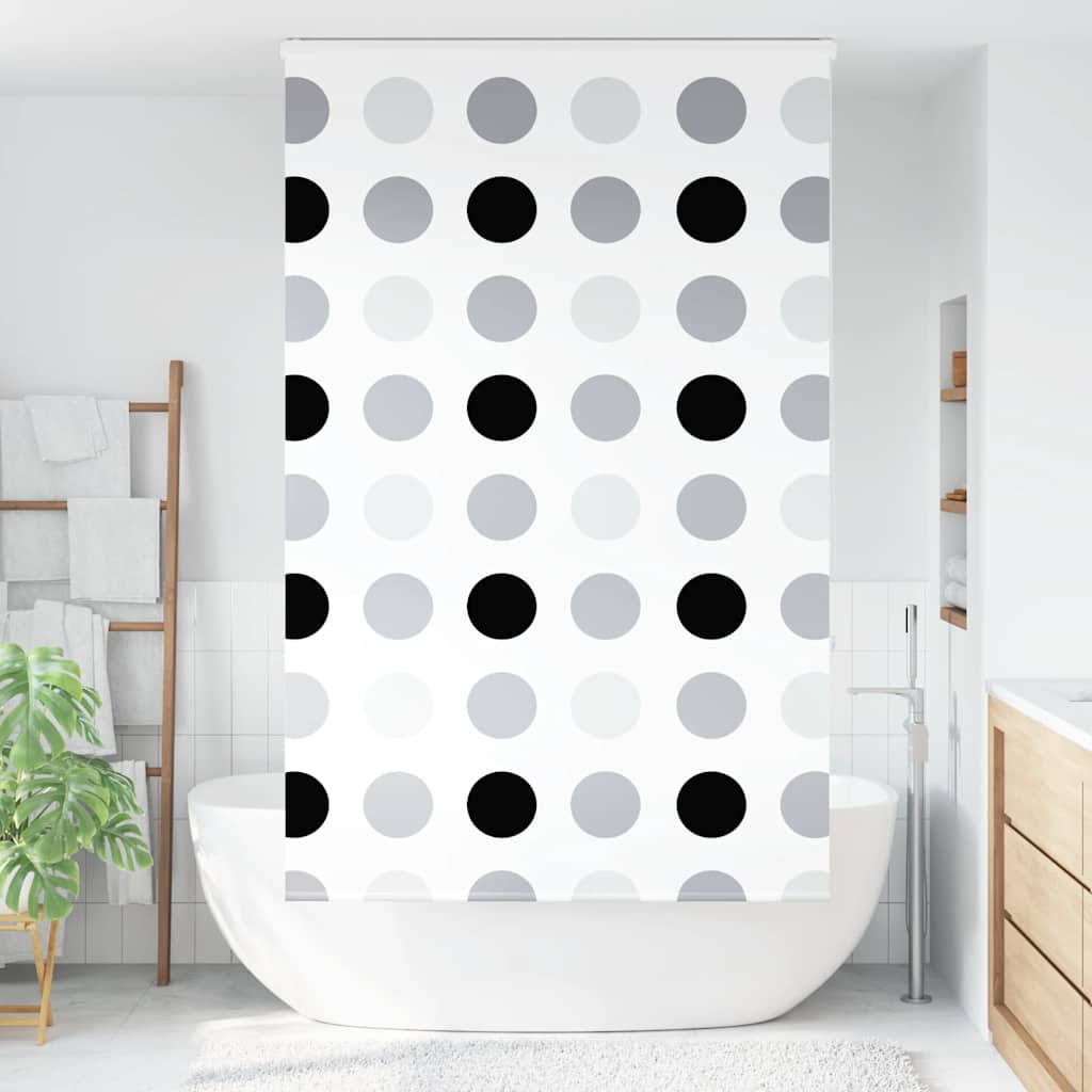 vidaXL Duschrollo mit Kassette 120x240 cm Stoffbreite 116 cm