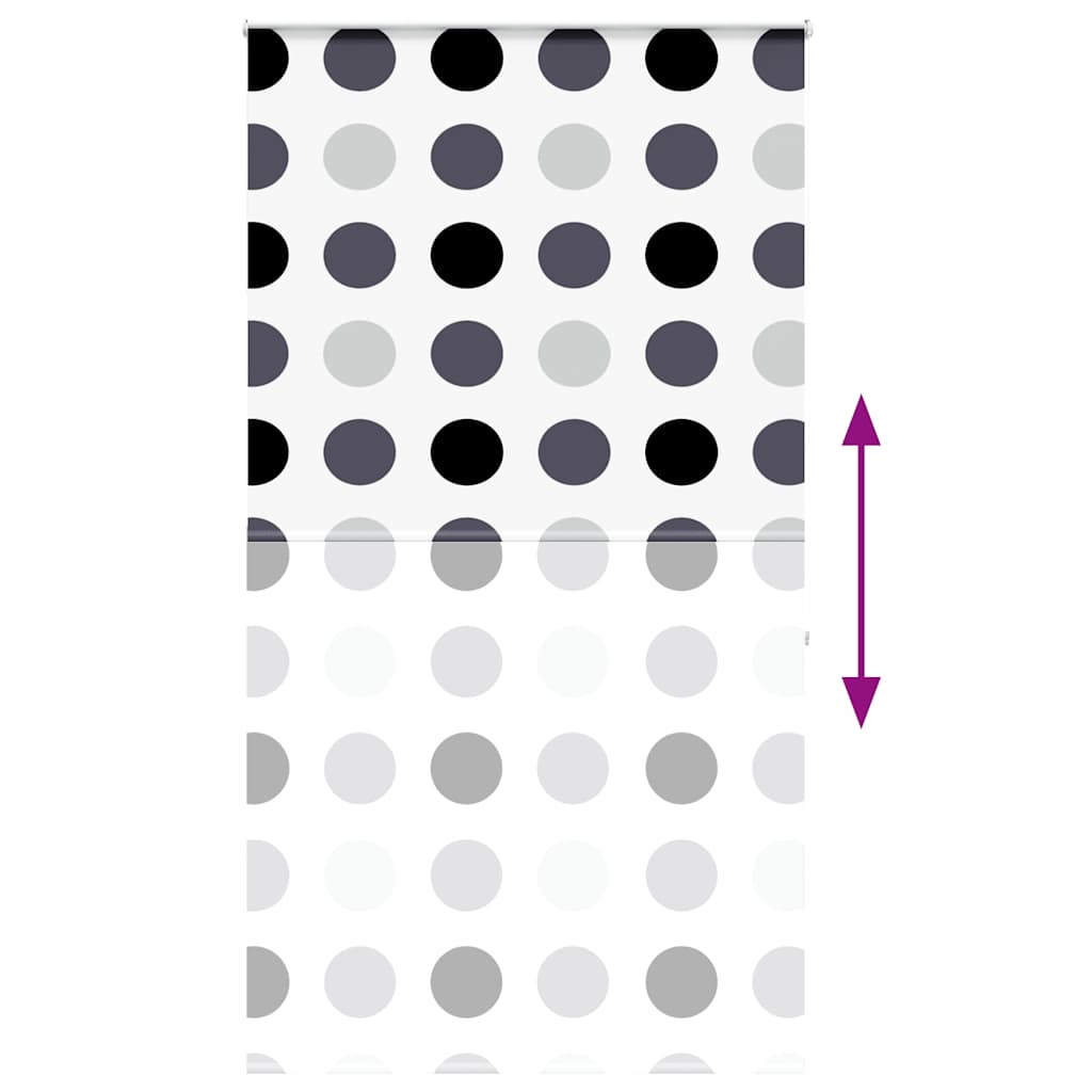 vidaXL Duschrollo mit Kassette 120x240 cm Stoffbreite 116 cm