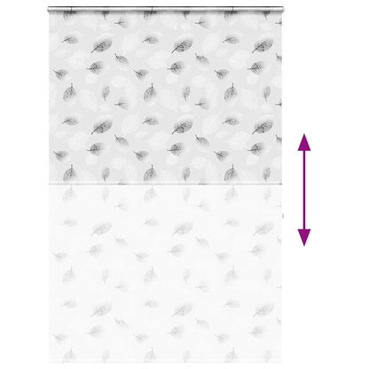 vidaXL Duschrollo mit Kassette 160x240 cm Stoffbreite 156 cm
