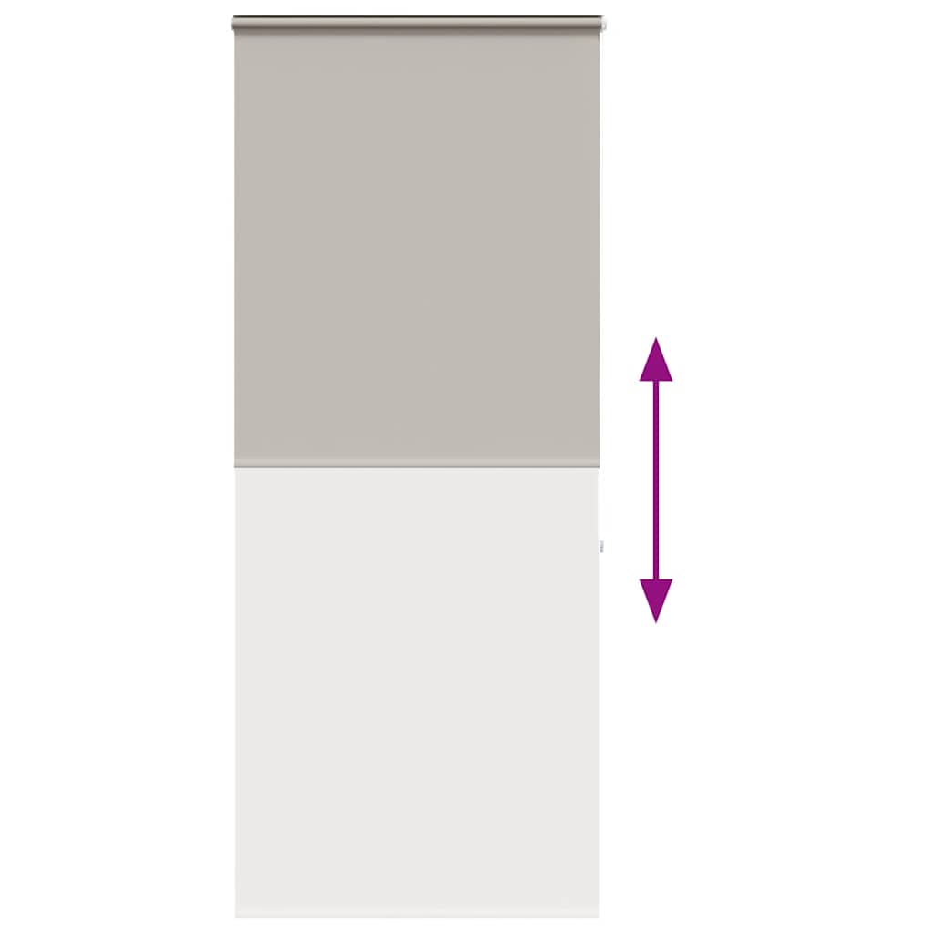 vidaXL Store de douche à cassette 90x240 cm Largeur du tissu 86 cm