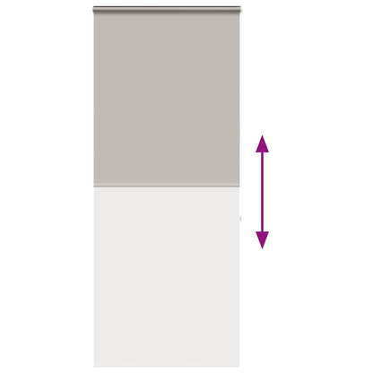 vidaXL Duschrollo mit Kassette 110x240 cm Stoffbreite 106 cm