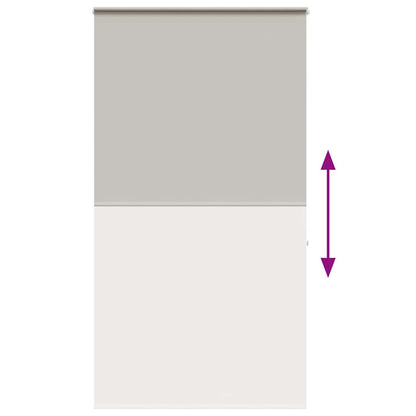 vidaXL Duschrollo mit Kassette 120x240 cm Stoffbreite 116 cm