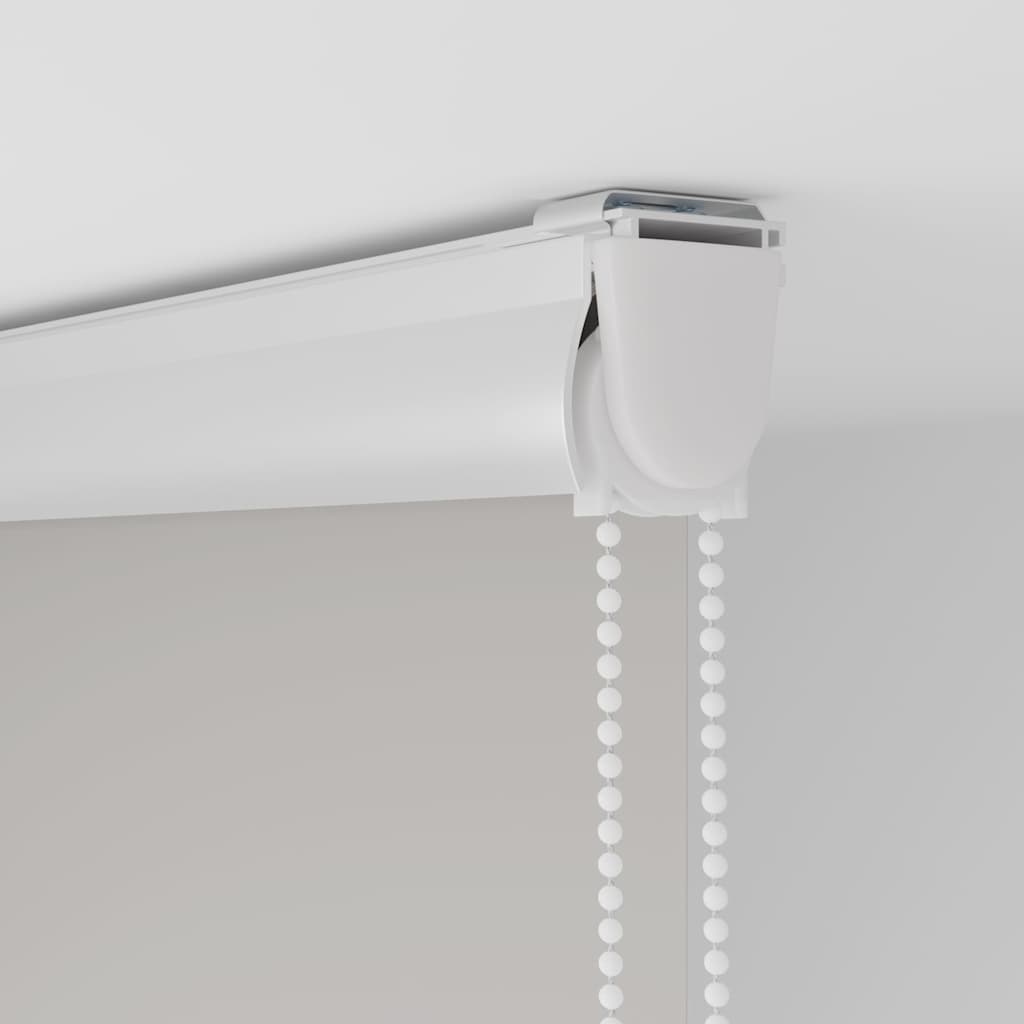 vidaXL Duschrollo mit Kassette 130x240 cm Stoffbreite 126 cm